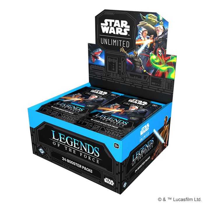 STAR WARS UNLIMITED - LEGEND OF THE FORCE DISPLAY STAR WARS UNLIMITED - LEGEND OF THE FORCE DISPLAY