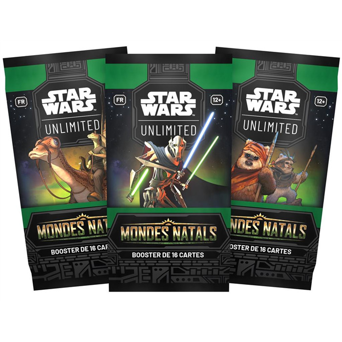 STAR WARS UNLIMITED - MONDES NATALS - BOOSTER STAR WARS UNLIMITED - MONDES NATALS - BOOSTER