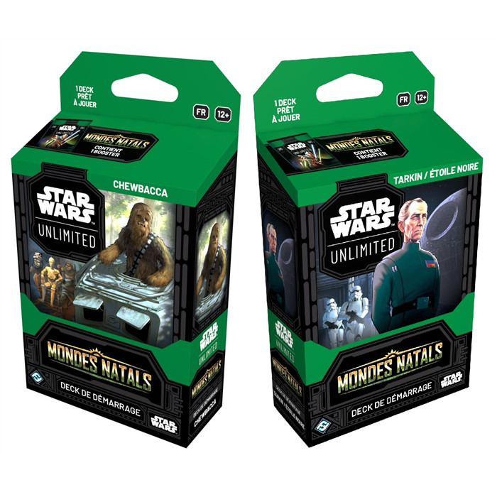 STAR WARS UNLIMITED - MONDES NATALS - PACK DECK STAR WARS UNLIMITED - MONDES NATALS - PACK DECK