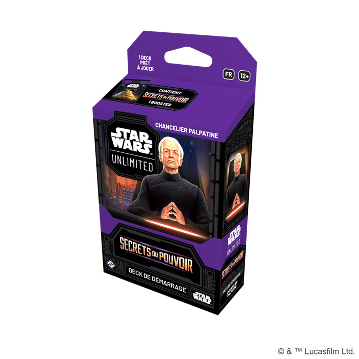 STAR WARS UNLIMITED - SECRET DU POUVOIR - DECK CHANCELIER PALPATINE STAR WARS UNLIMITED - SECRET DU POUVOIR - DECK CHANCELIER PALPATINE