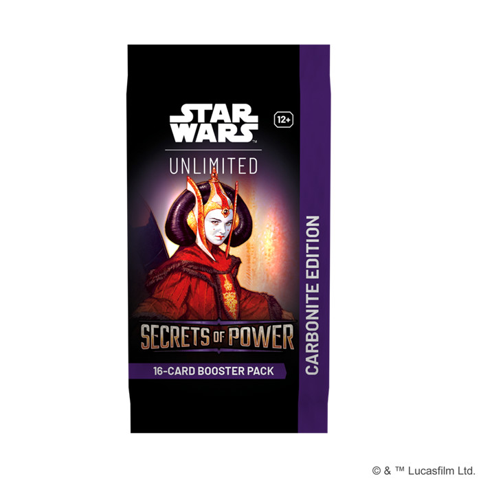 STAR WARS UNLIMITED - SECRETS OF POWER BOOSTER CARBONITE STAR WARS UNLIMITED - SECRETS OF POWER BOOSTER CARBONITE