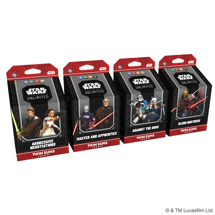 STAR WARS UNLIMITED - TWIN SUNS - DECK DISPLAY STAR WARS UNLIMITED - TWIN SUNS - DECK DISPLAY