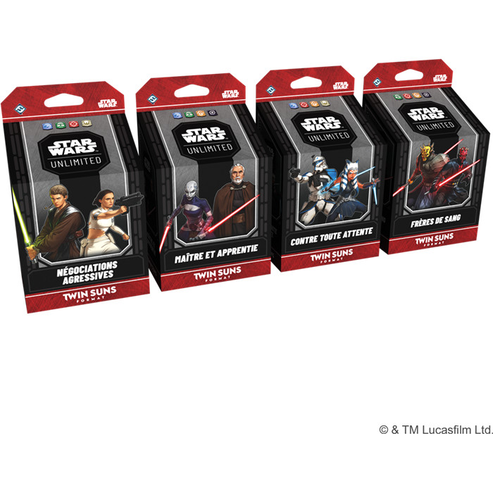 STAR WARS UNLIMITED - TWIN SUNS - DECK DISPLAY STAR WARS UNLIMITED - TWIN SUNS - DECK DISPLAY