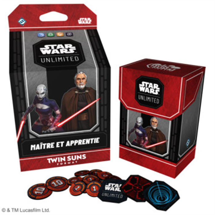 STAR WARS UNLIMITED - TWIN SUNS - MASTER AND APPRENTICE STAR WARS UNLIMITED - TWIN SUNS - MASTER AND APPRENTICE