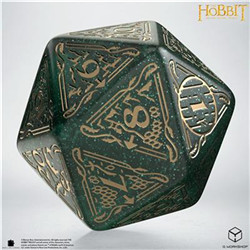 THE HOBBIT SPINDOWN D20 - VERDANT TCG JUMBO DIE
