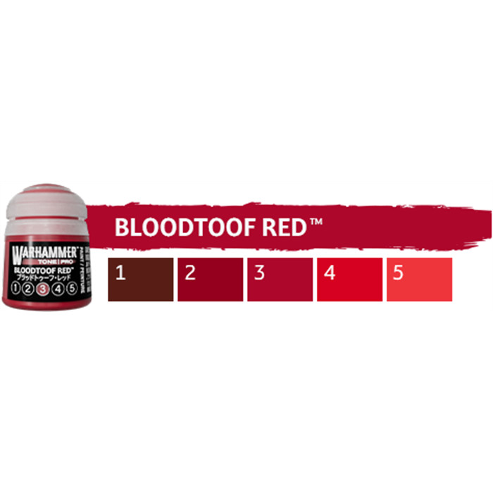 TONE PRO: BLOODTOOF RED 12ML PACK COULEUR TONE PRO: BLOODTOOF RED 12ML PACK COULEUR