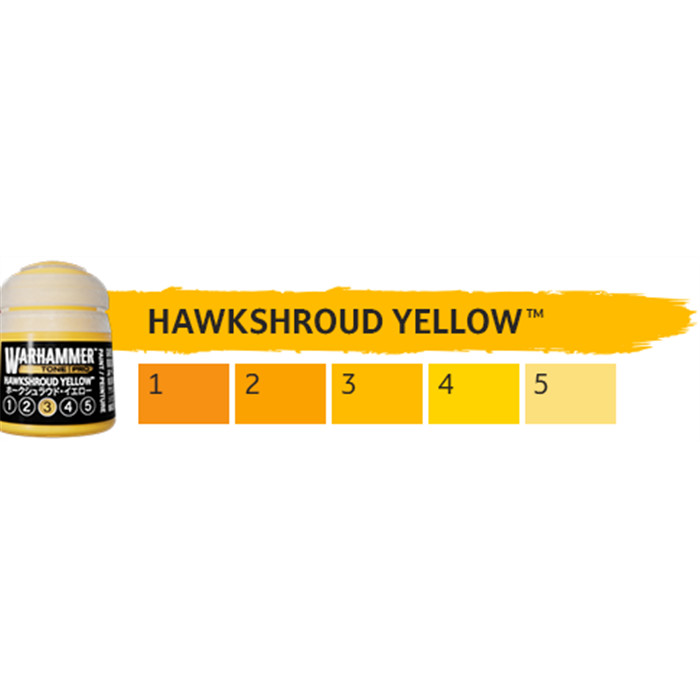 TONE PRO: HAWKSHROUD YELLOW 12ML PACK COULEUR TONE PRO: HAWKSHROUD YELLOW 12ML PACK COULEUR