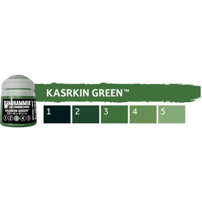 TONE PRO: KASRKIN GREEN 12ML PACK COULEUR TONE PRO: KASRKIN GREEN 12ML PACK COULEUR
