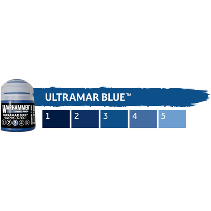 TONE PRO: ULTRAMAR BLUE 12ML PACK COULEUR TONE PRO: ULTRAMAR BLUE 12ML PACK COULEUR