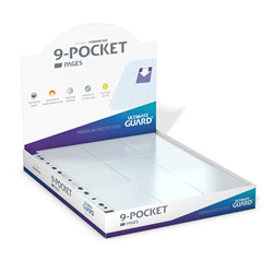 ULTIMATE GUARD 9-POCKET PAGES TOP-LOADING (100) - TRANSPARENT
