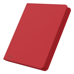 ULTIMATE GUARD ZIPFOLIO 480-24-POCKET XENOSKIN (QUADROW) ROUGE