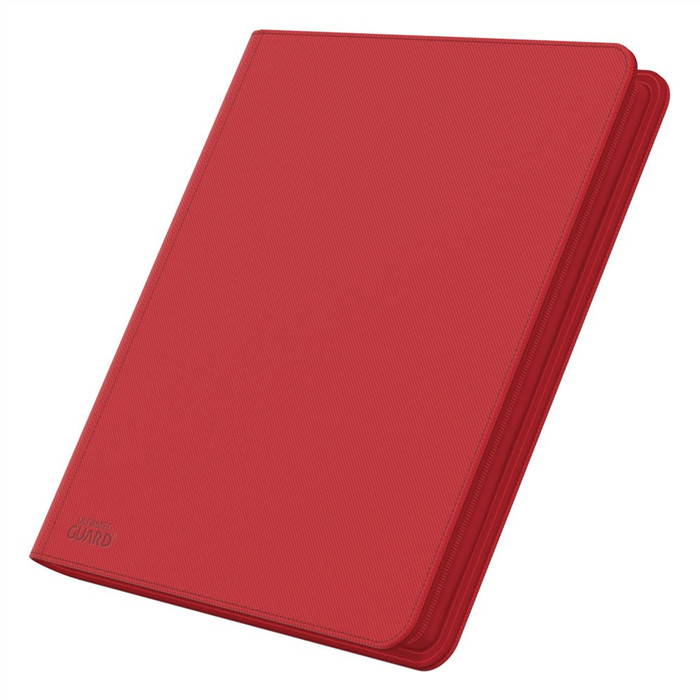 ULTIMATE GUARD ZIPFOLIO 480-24-POCKET XENOSKIN (QUADROW) ROUGE ULTIMATE GUARD ZIPFOLIO 480-24-POCKET XENOSKIN (QUADROW) ROUGE