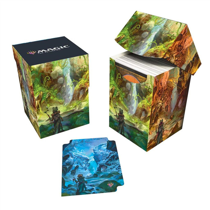 UP - BLOOMBURROW 100+ DECK BOX BLACK FOR MAGIC: THE GATHERING UP - BLOOMBURROW 100+ DECK BOX BLACK FOR MAGIC: THE GATHERING