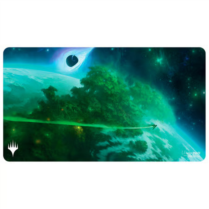 UP - EDGE OF ETERNITIES PLAYMAT MYTHIC LAND GREEN UP - EDGE OF ETERNITIES PLAYMAT MYTHIC LAND GREEN