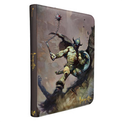 UP - FRANK FRAZETTA - WARRIOR WITH BALL AND CHAIN 9-POCKET ZIPPERED PREMIUM