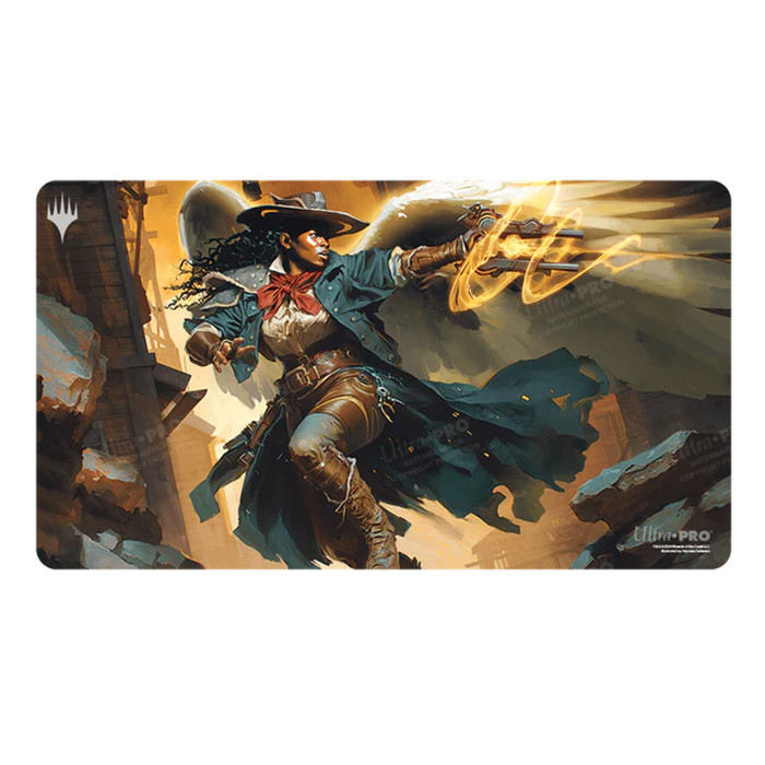 UP - OUTLAWS OF THUNDER JUNCTION PLAYMAT WHITE UP - OUTLAWS OF THUNDER JUNCTION PLAYMAT WHITE