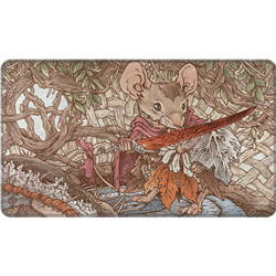 UP - PLAYMAT BLOOMBURROW MABEL, HEIR TO CRAGFLAME HOLOFOIL