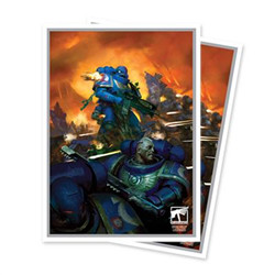 UP - SPACE MARINES - ADEPTUS ASTARTES 105CT APEX DECK PROTECTOR SLEEVES FOR