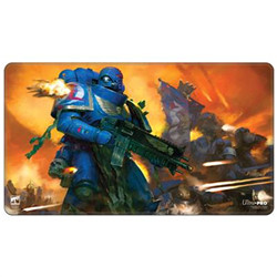 UP - SPACE MARINES - ADEPTUS ASTARTES PLAYMAT - STITCHED FOR WARHAMMER 40,0