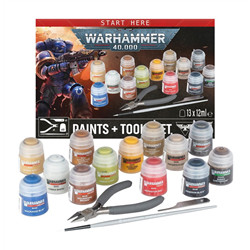 WARHAMMER 40,000: SET PEINTURES + OUTILS