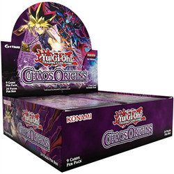 YGO - CHAOS ORIGINS BOOSTER PACK DISPLAY (24 BOOSTERS)